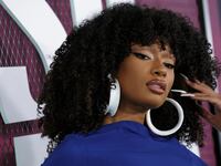Megan Thee Stallion attends the CMT (Country Music Television) Music Awards in Austin, Texas, U.S., April 2, 2023.