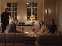 "Rufus Sewell, Walton Goggins, Elizabeth Reaser, Lois Smith, and Eva De Dominici in The Uninvited."