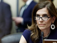 WASHINGTON, DC - APRIL 11:Rep. Nancy Mace (R-SC) speaks during a hearing with the House Oversight and Accountability committee in the Rayburn House Office Building on April 11, 2024 in Washington, DC. Califf answered a range of questions from members of the committee on topics pertaining to several drug related crises in communities across the the country, and how U.S. President Joe Biden's administration is handling them. (Photo by Anna Moneymaker/Getty Images)