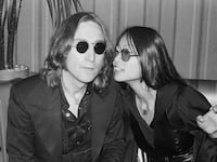 May Pang and John Lennon
