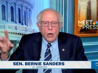 Senator Bernie Sanders speaks with NBC's Kristen Welker on Meet the Press on March 2, 2025.