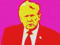 Donald Trump photo illustration, illo