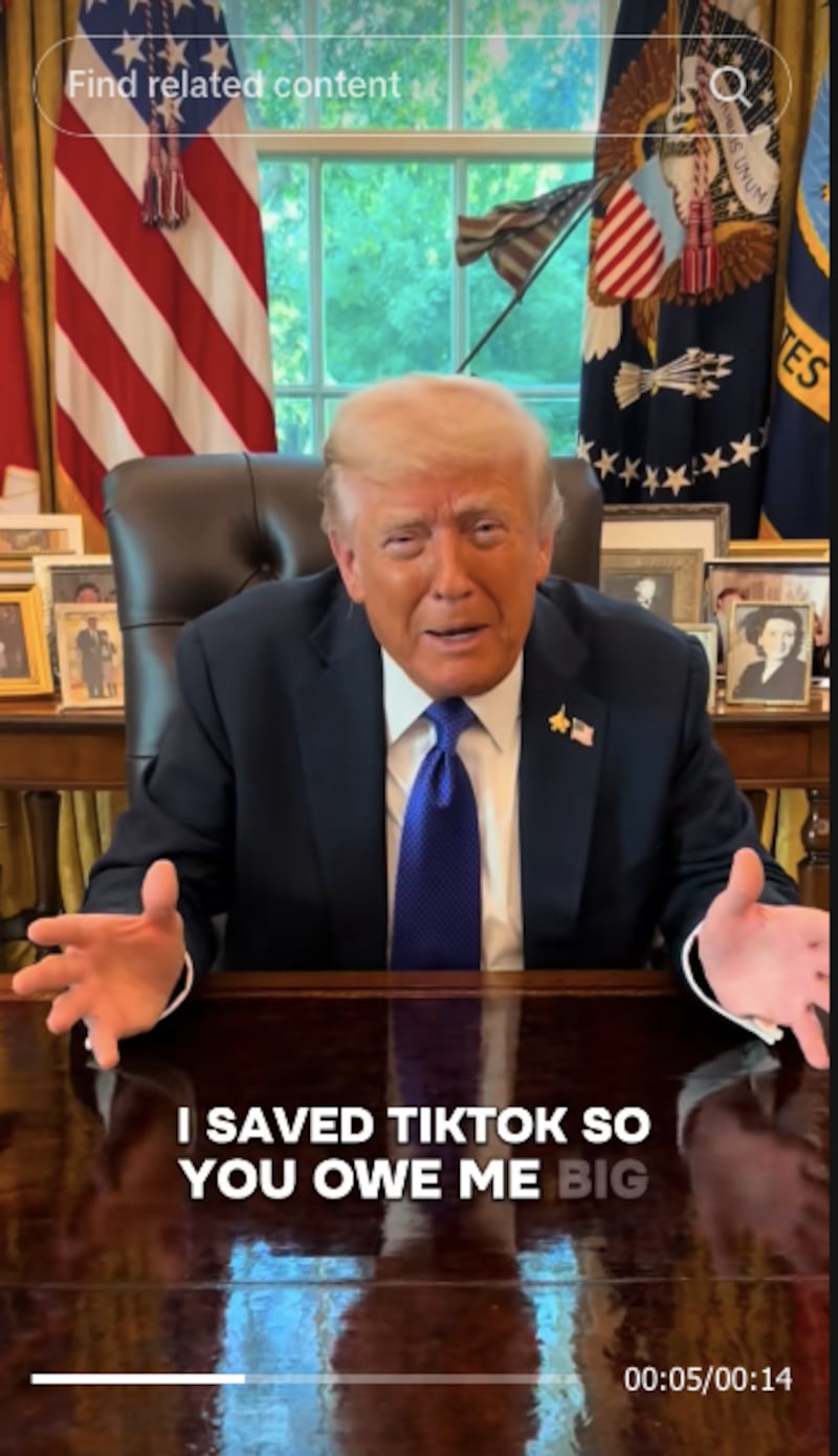 Donald Trump on TikTok