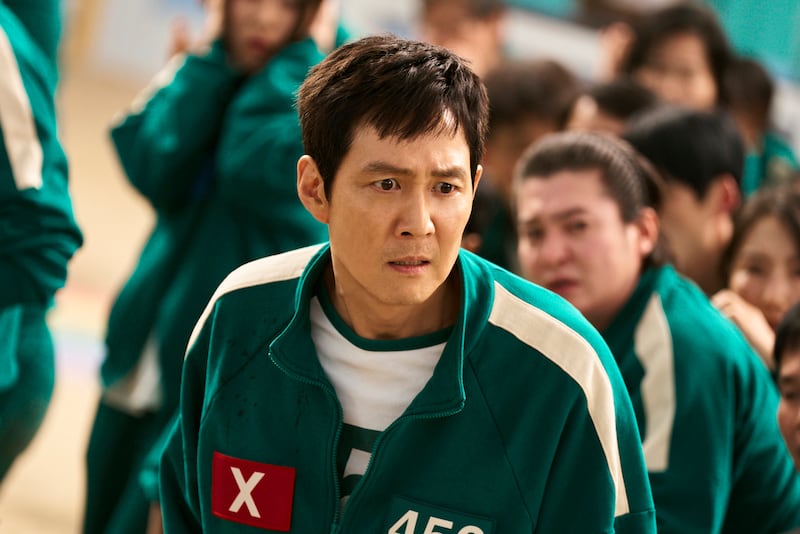 Lee Jung-jae as Seong Gi-hun in Squid Game.