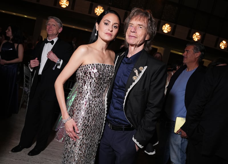 Melanie Hamrick and Mick Jagger pictured at the New York City Ballet 2026 Spring Gala on May 07, 2026.