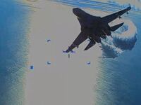 Video from a U.S. drone over the Black Sea.