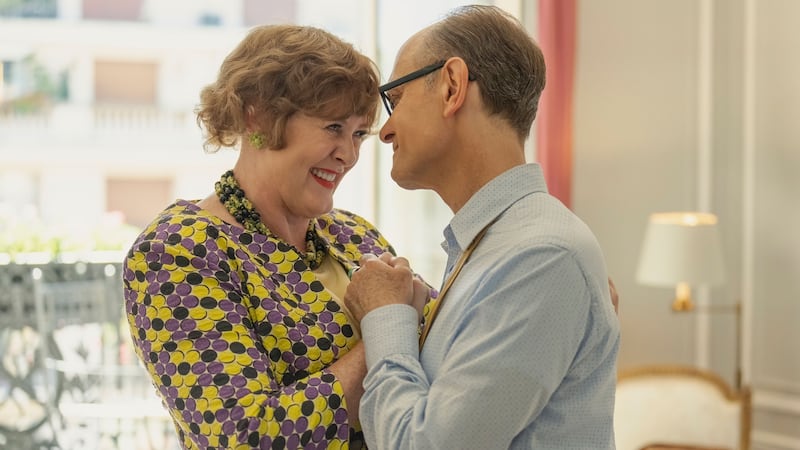 A photo including Sarah Lancashire and David Hyde Pierce in the Julia on Max