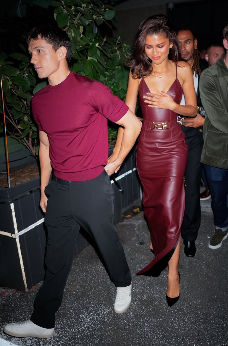 Zendaya and Tom Holland