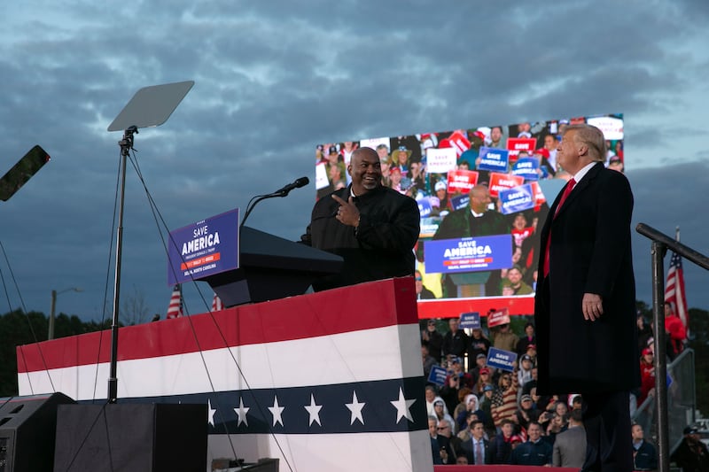 Lt. Gov. Mark Robinson, former President Donald Trump
