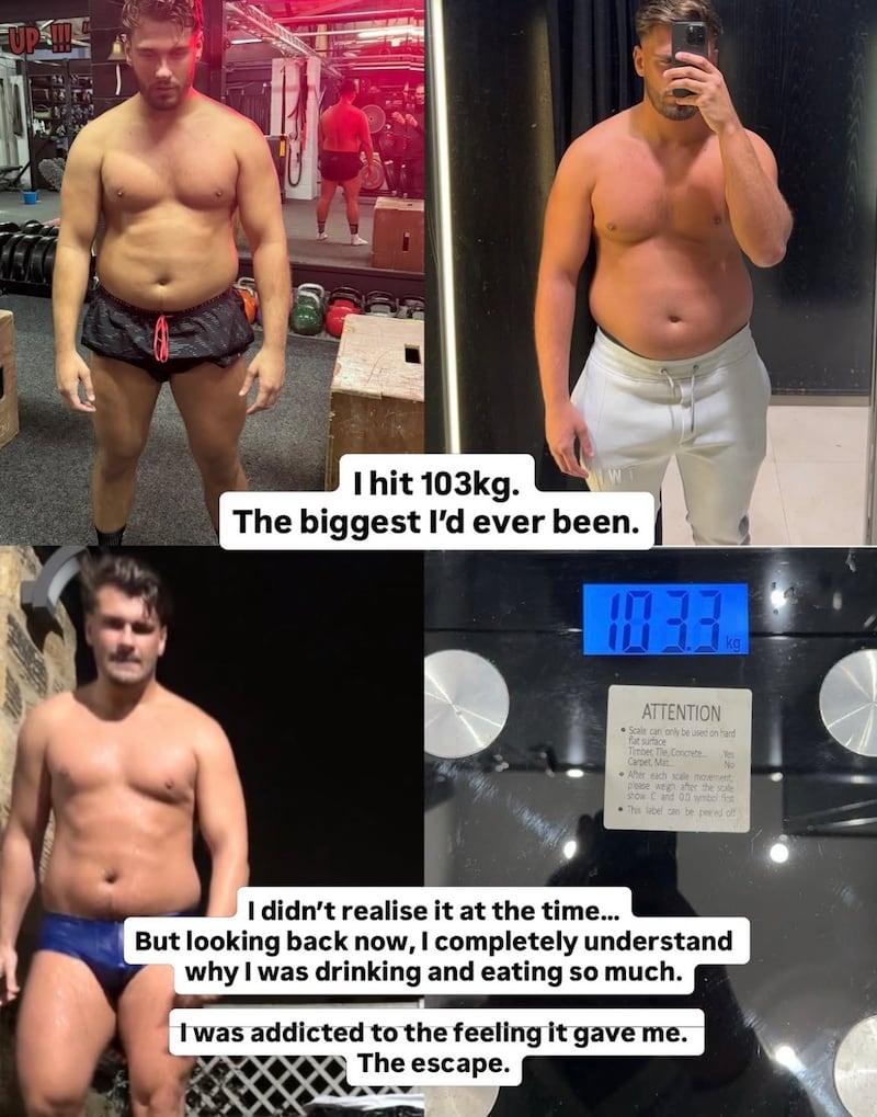 Jacques O’Neill wrote that he reached his heaviest weight after leaving the show.