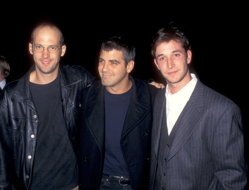 Anthony Edwards, George Clooney, and Noah Wyle at the Premiere of 'From Dusk Till Dawn'