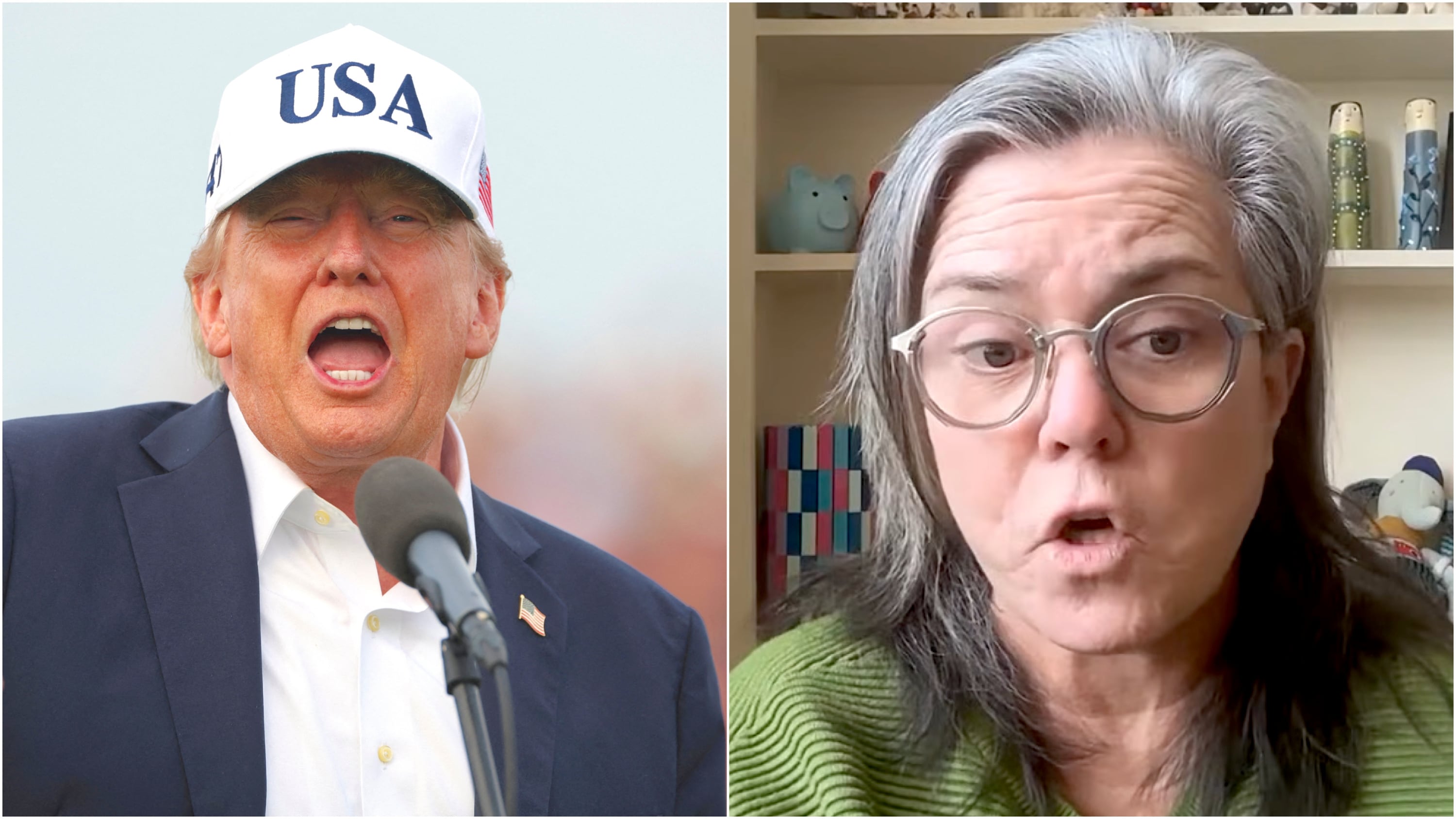 Rosie O’Donnell Reveals Sign Trump’s ‘Dementia Is Winning’