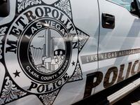 A Las Vegas Metropolitan Police department vehicle is seen June 2, 2016, at the Thomas & Mack Center, in Las Vegas, Nevada.