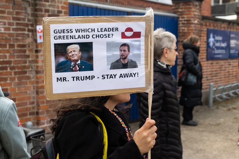Greenland protest