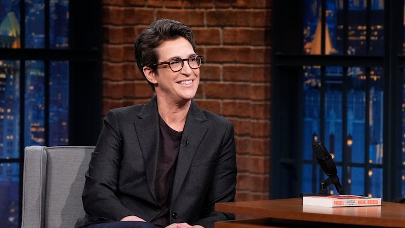 MSNBC's Rachel Maddow ended her five-days-a-week hosting run after Trump's first 100 days.