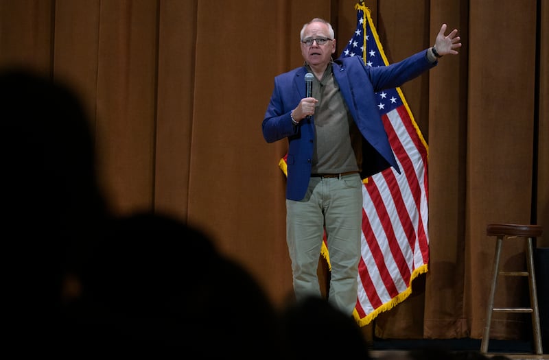 Tim Walz may be in the running to be the next president in 2028, along with Rep. Alexandria Ocasio-Cortez and former Transportation Secretary Pete Buttigieg.