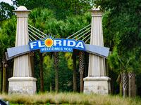 Florida’s welcome sign.