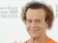 Actor/fitness personality Richard Simmons.