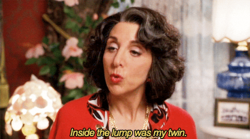A gif of Andrea Martin in 'My Big Fat Greek Wedding'