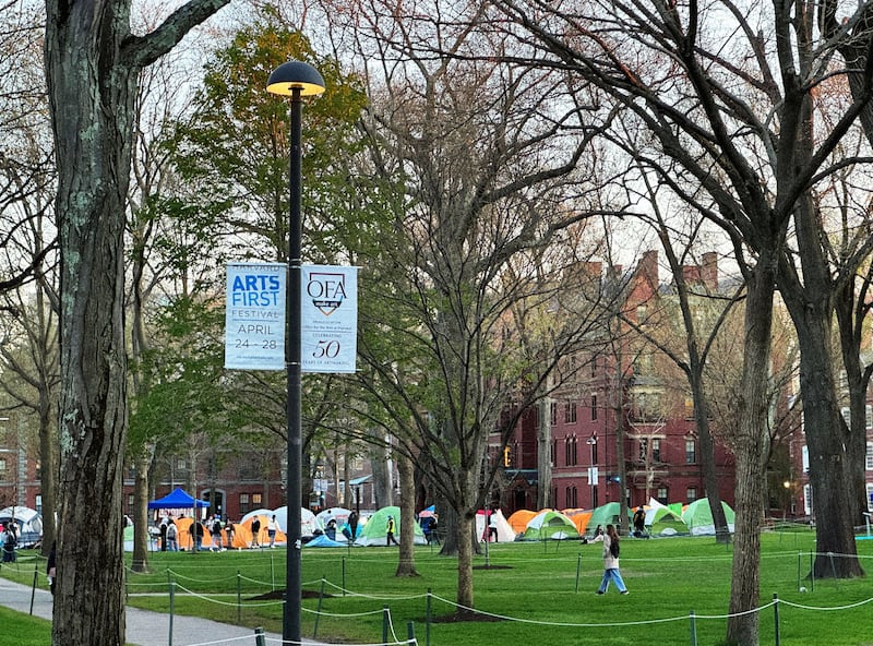 Harvard Gaza protest