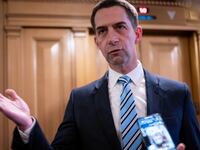 U.S. Sen. Tom Cotton (R-AR) speaks with members of the media on March 22, 2024 in Washington, DC.
