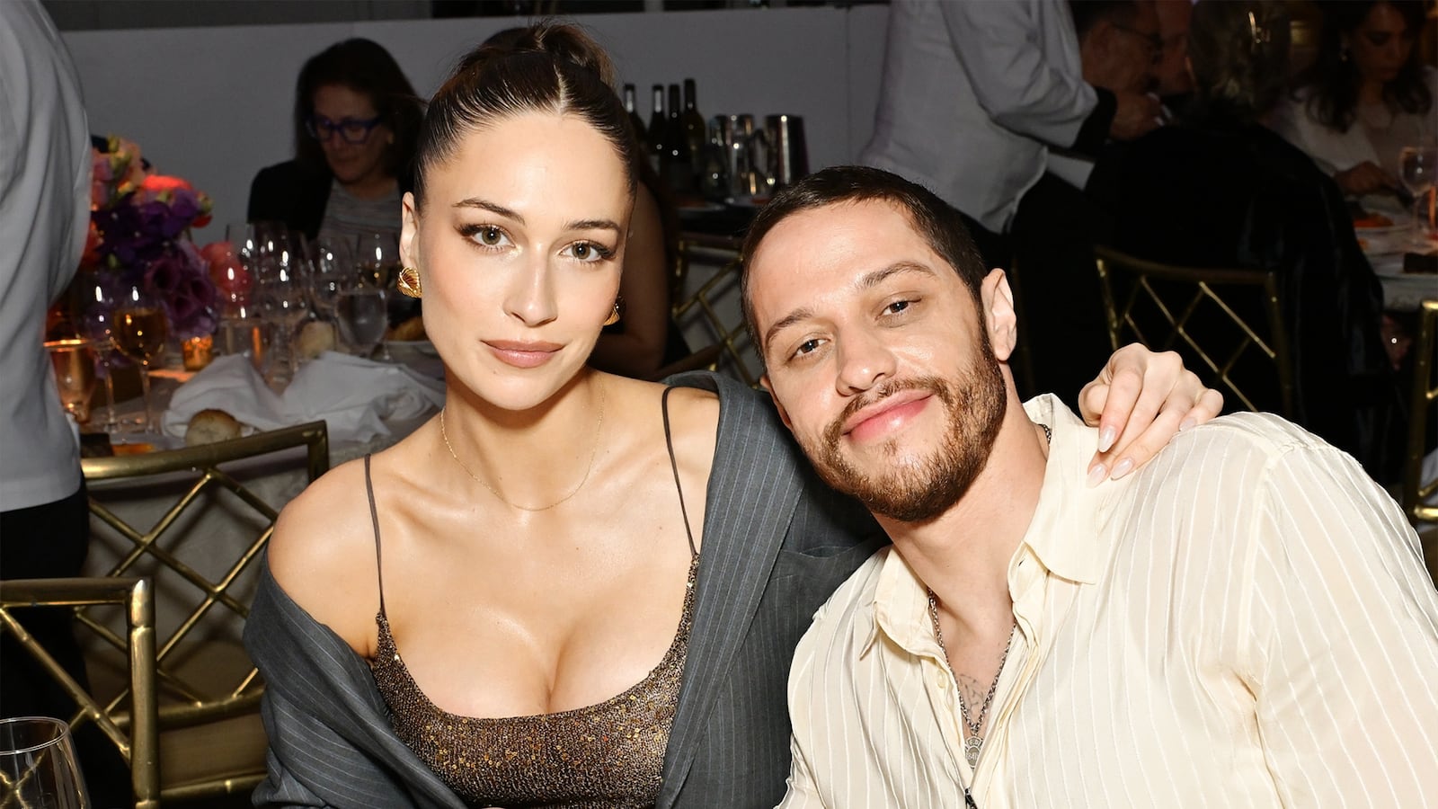 Pete Davidson and his girlfriend Elsie Hewitt