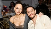 Pete Davidson and his girlfriend Elsie Hewitt