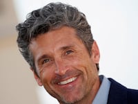 Patrick Dempsey poses during a photocall for the television series “Devils” during the annual MIPCOM television programme market in Cannes, France, Oct. 14, 2019.
