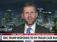 Eric Trump speaks on Fox News