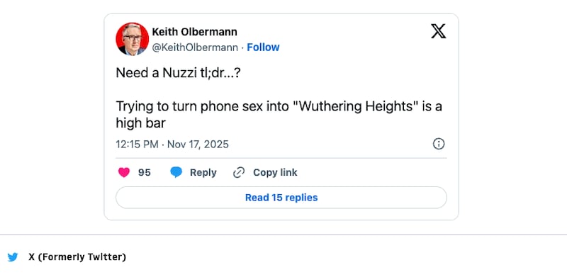 Keith Olbermann tweet