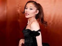 Ariana Grande at the 83rd Annual Golden Globes held at The Beverly Hilton on January 11, 2026 in Beverly Hills, California. (Photo by Christopher Polk/2026GG/Penske Media via Getty Images)