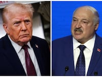 Donald Trump and Alexander Lukashenko