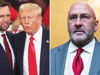 Donald Trump, JD Vance and Rep. Clay Higgins