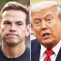 Lachland Murdoch and Donald Trump.