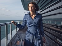 Keira Knightley as Lo in The Woman in Cabin 10.