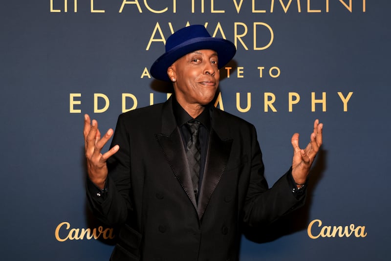 HOLLYWOOD, CALIFORNIA - APRIL 18: Arsenio Hall attends the 51st AFI Life Achievement Award: A Tribute To Eddie Murphy at Dolby Theatre on April 18, 2026 in Hollywood, California. (Photo by Savion Washington/Getty Images for AFI)