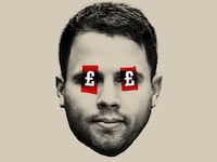An illustration showing tabloid journo Dan Wootton, who is facing sordid ‘double life’ claims.