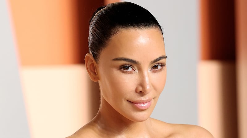 Kim Kardashian attends the 2025 Vanity Fair Oscar Party Hosted By Radhika Jones at Wallis Annenberg Center for the Performing Arts on March 02, 2025 in Beverly Hills, California.