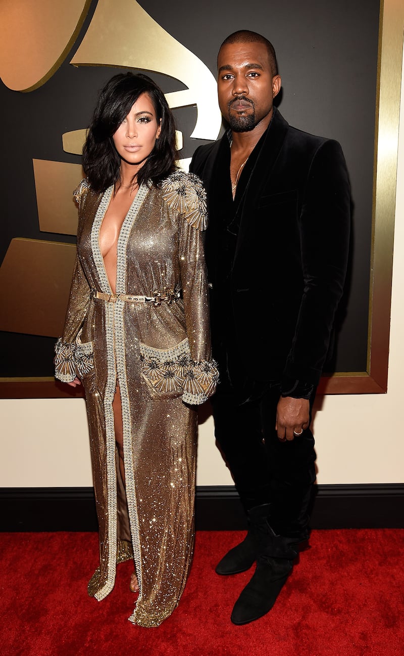 galleries/2015/02/08/and-madonna-came-as-a-bondage-french-maid-grammys-red-carpet-winners-and-losers/150208-grammy-red-carpet-kanyekim_vun7yc