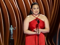 Photo of Lily Gladstone at the SAG Awards