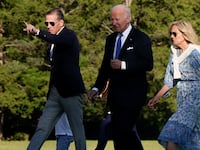 President Joe Biden, his son Hunter Biden and first lady Jill Biden