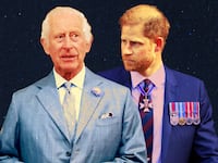 King Charles and Prince Harry.