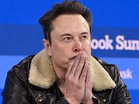 Elon Musk speaks onstage during The New York Times Dealbook Summit 2023 at Jazz at Lincoln Center on November 29, 2023 in New York City.