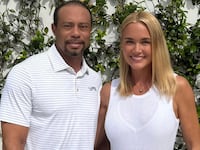 Tiger Woods and Vanessa Trump.