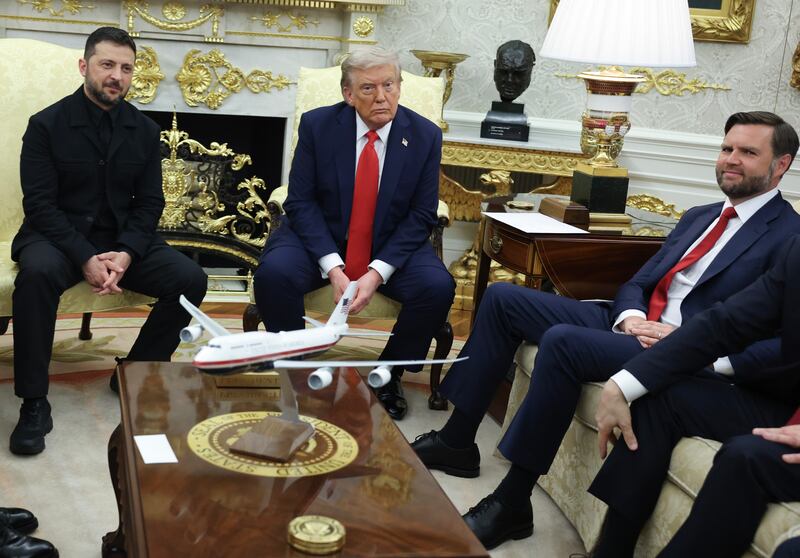 Trump on Monday hosted Zelensky for a bilateral meeting and later an expanded meeting with European leaders to discuss a peace deal between Russia and Ukraine.