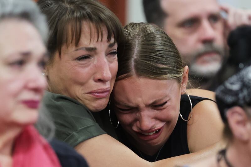 Emotions ran high at Bryan Kohberger’s sentencing hearing. Dylan Mortensen, who was in the murder house at the time of the quadruple slaying, burst into tears after addressing the court Wednesday.