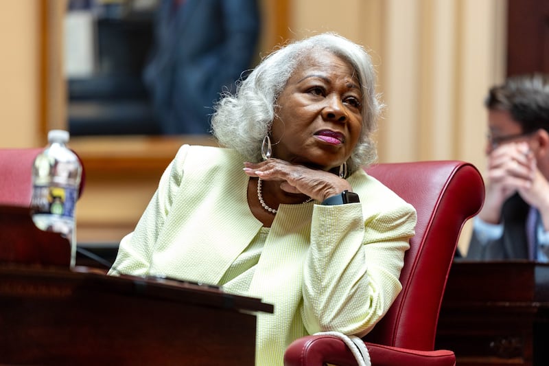 Virginia Senate President Pro Tempore Louise Lucas, pictured in June, claims she is being politically targeted as a fierce critic of the Trump administration.