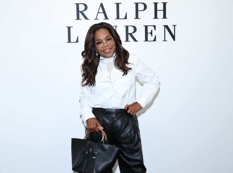 NEW YORK, NEW YORK - SEPTEMBER 10: Oprah Winfrey attends the Ralph Lauren show during September 2025 New York Fashion Week on September 10, 2025 in New York City. (Photo by Jamie McCarthy/Getty Images)