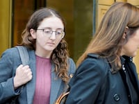 Caroline Ellison departs Sam Bankman-Fried’s trial.
