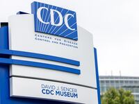 A view of the sign of Center for Disease Control headquarters in Atlanta, Georgia.